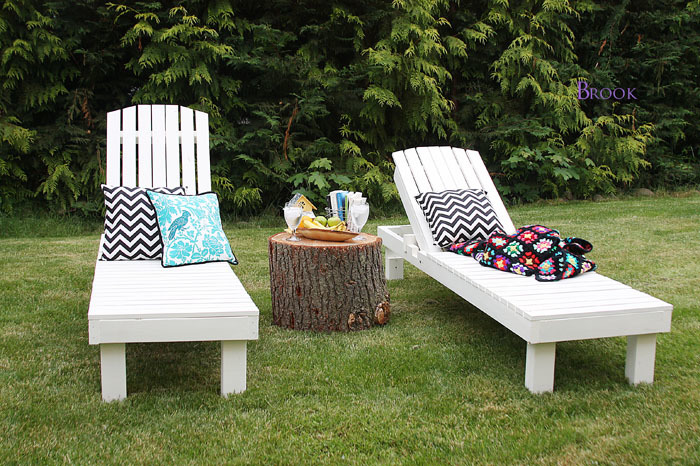 Painting White Outdoor Adirondack Projects | Ana White 